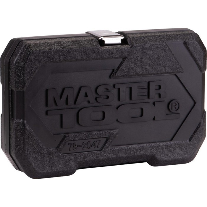 Набор насадок торцевых MasterTool 78-2047 PROFI, CrV 1/4”  4-14 мм,трещотка 72Т, 46 шт, кейс