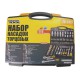 Набор насадок торцевых MasterTool 78-5112 PROFI, CrV 1/4” - 1/2”, удлиняющаяся трещотка 72 зуба, 111 шт, кейс