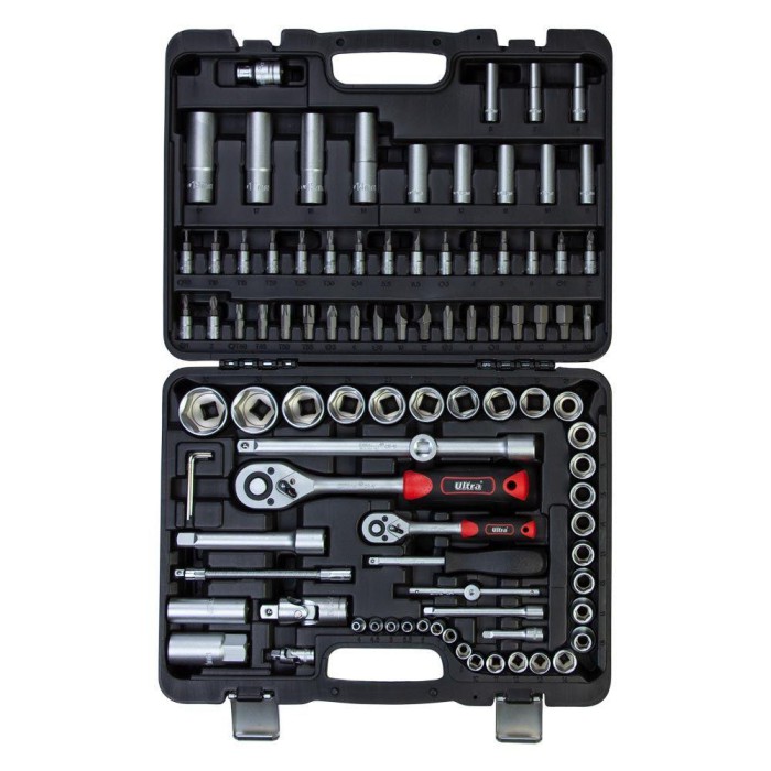 Набір насадок торцевих і біти 1/4