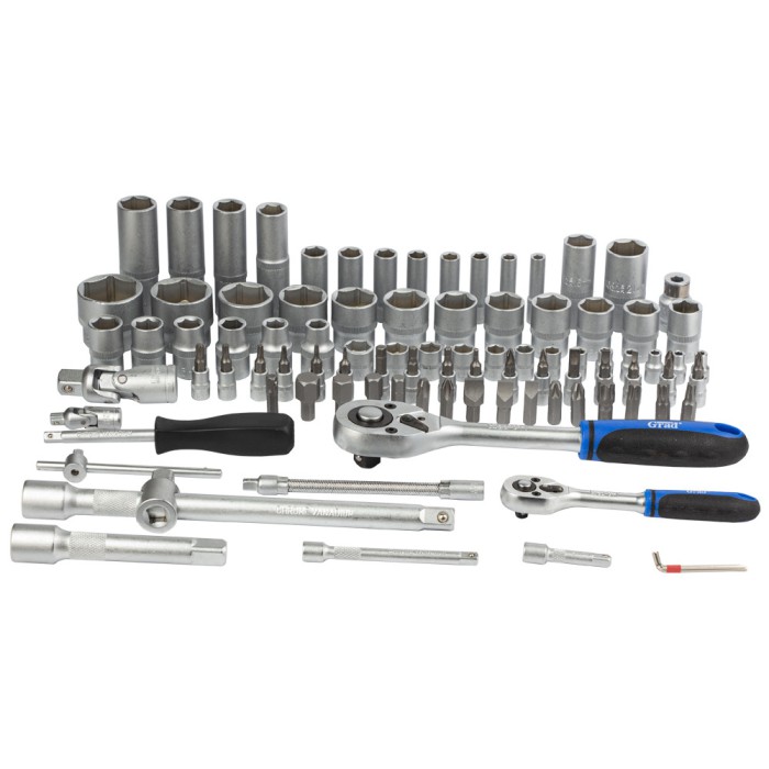 Набор насадок торцевых и биты 1/4