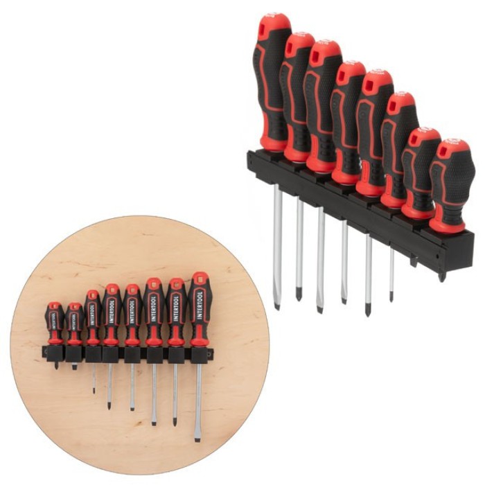 Набір викруток 8 од. INTERTOOL VT-3438