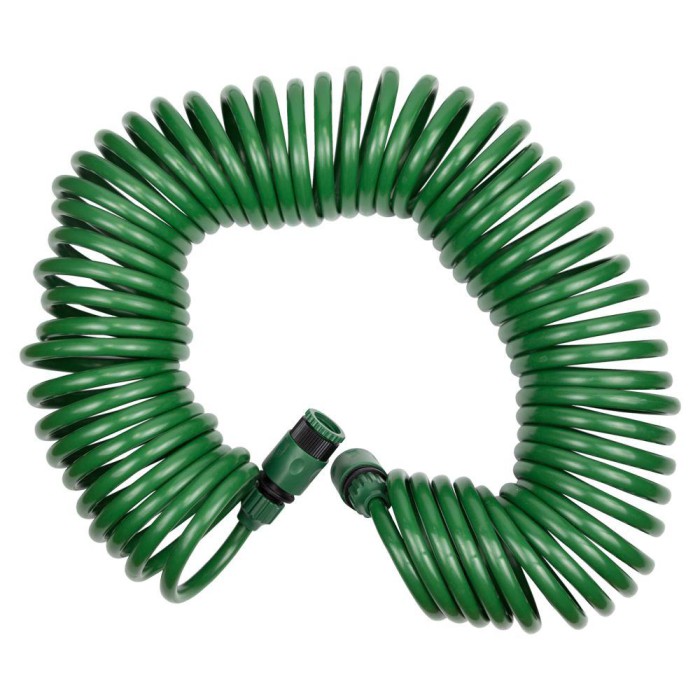 Набір поливальний: шланг спіральний 15 м + пістолет-розпилювач 7-режимний GRAD (5019075)