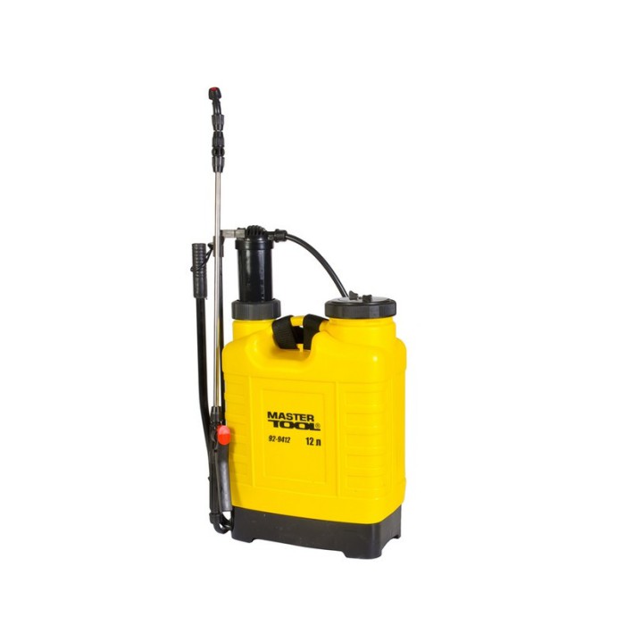 Обприскувач гідравлічний ранцевий MasterTool 92-9412, 12 л, штанга 115 см