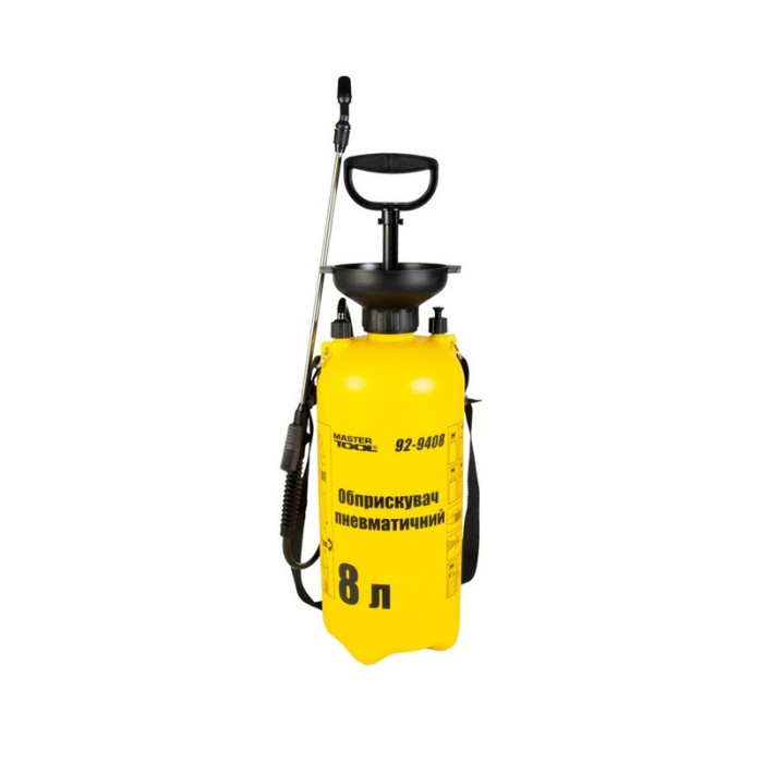 Обприскувач пневматичний MasterTool 92-9408, 8 л, штанга 43 см