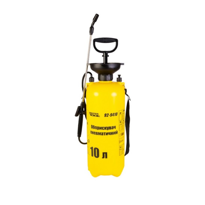 Обприскувач пневматичний MasterTool 92-9410, 10 л, штанга 43 см