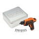 Отвертка аккумуляторная Black+Decker CS36BSC Li-Ion 3.6 В 1.5 Ач 5.5 Нм + 8 насадок