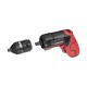 Викрутка акумуляторна INTERTOOL WT-0300, 4V, 5 Nm, літій-іон, 1.5 Ач, 200 об/хв, 4 насадки + біти, кейс