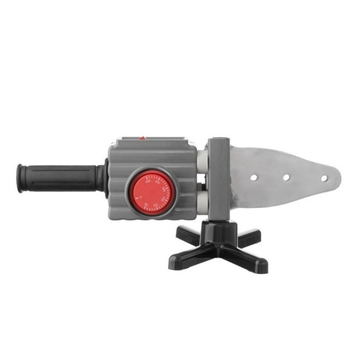 Паяльник для пластикових труб INTERTOOL RT-2112, 850/1850 Вт, 0-300°C, насадки 20-63 мм, металевий кейс