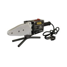 Паяльник для пластикових труб MASTERTOOL ППТ2200, 2 режими 1100-2200 Вт, LED індикація, 6 насадок, кейс