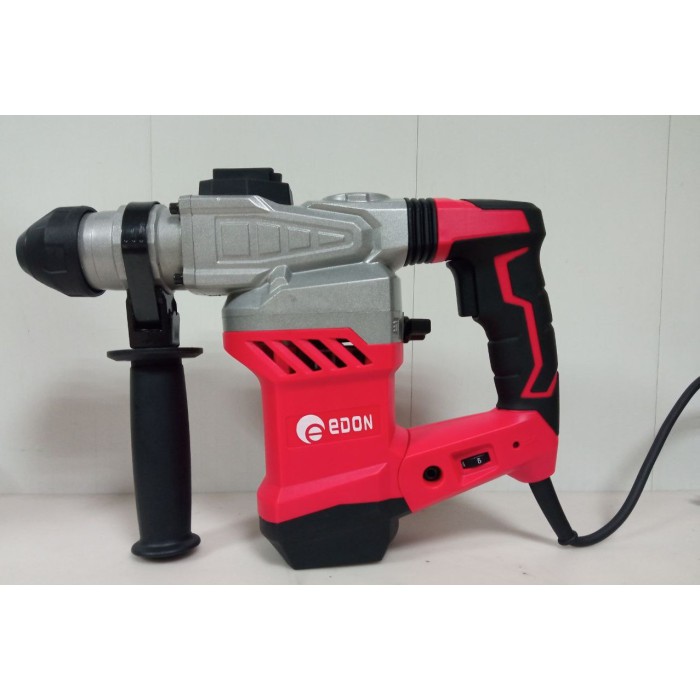 Перфоратор Edon ED-32X, SDS-Plus, 1500 Вт, 800 об/хв, 4500 уд/хв, 4 Дж, кейс, набір аксесуарів, 3 режиму