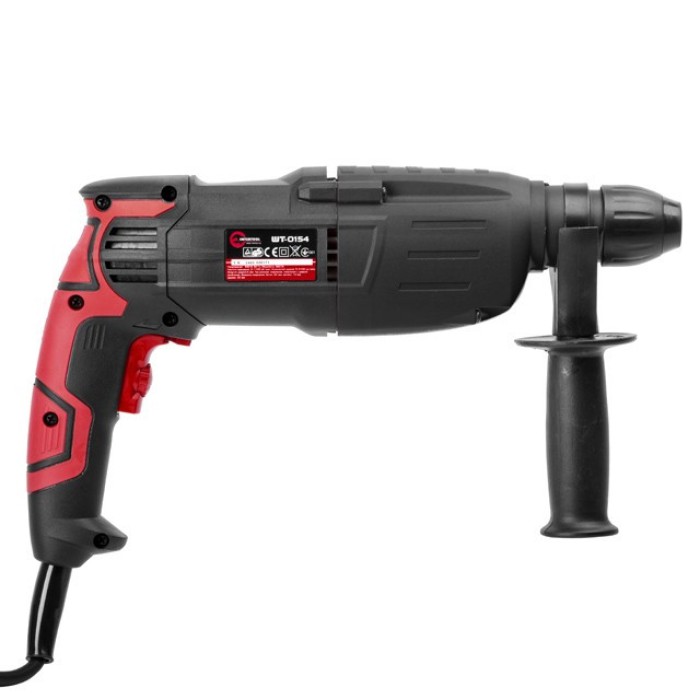 Перфоратор INTERTOOL WT-0154, 850 Вт, 3 режими, 2.5 Дж, 0-1100 об/хв, 0-5100 уд/хв