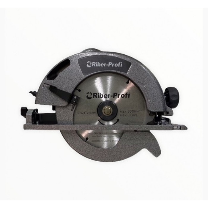 Пила дискова ручна (циркулярка) Riber-Profi ПД 185/1650А, 1650 Вт, 5000 об/хв, диск 185 мм, 60 мм пропил