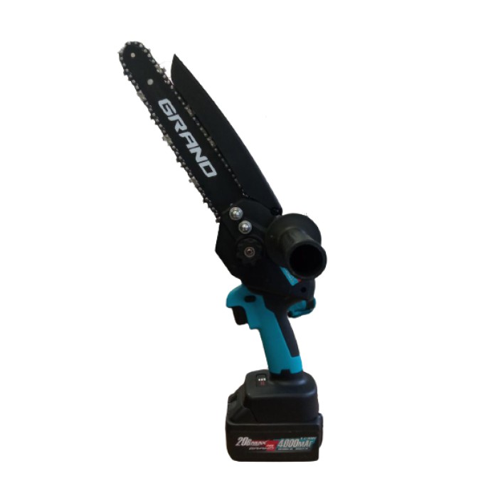 Пила ланцюгова безщіткова акумуляторна Grand АПЦ-20V/8-4, (2 акумулятора 20В, 4А*г, шина 203 мм)