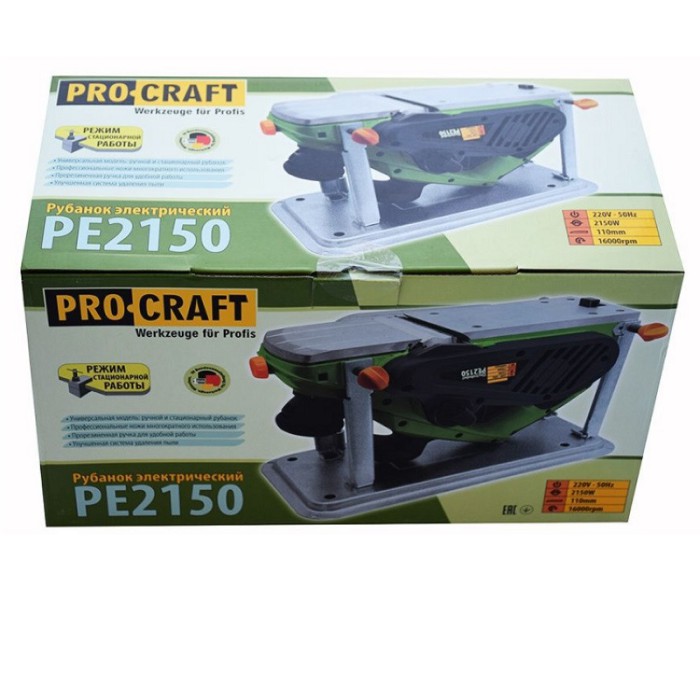 Рубанок PROCRAFT PE-2150 Рубанок PROCRAFT PE-2150