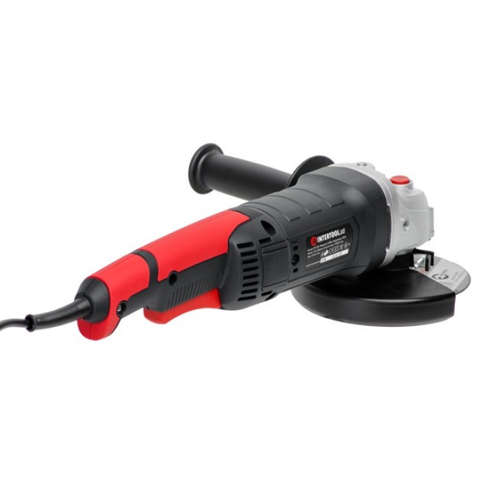 Шліфмашина кутова (болгарка) INTERTOOL WT-0224, 1200Вт, діаметр кола 125мм, 11000 об/хв