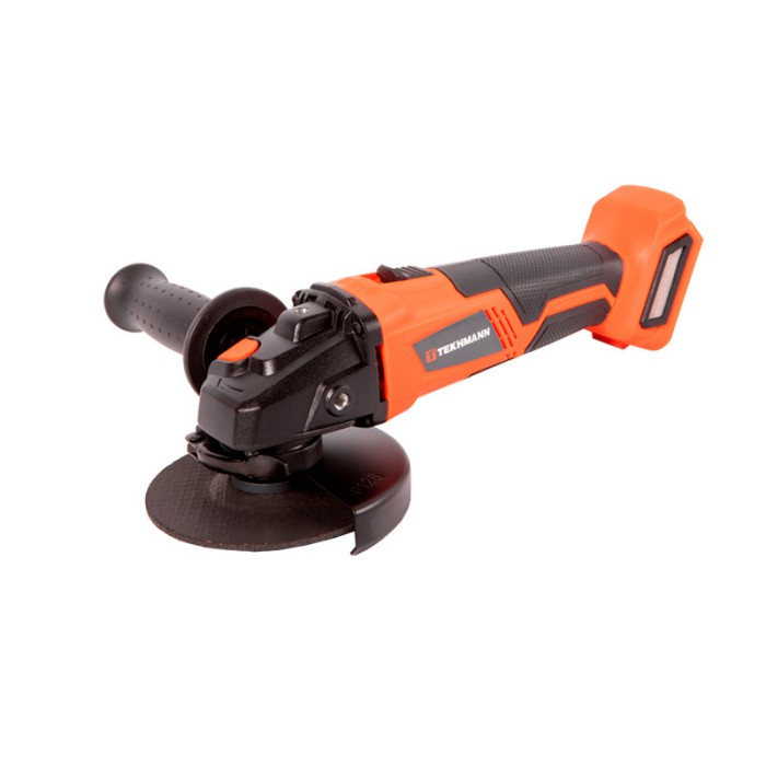 Шліфмашина кутова (болгарка) акумуляторна Tekhmann TAG-125/i20 BS, 20 В, без акум., диск 125 мм