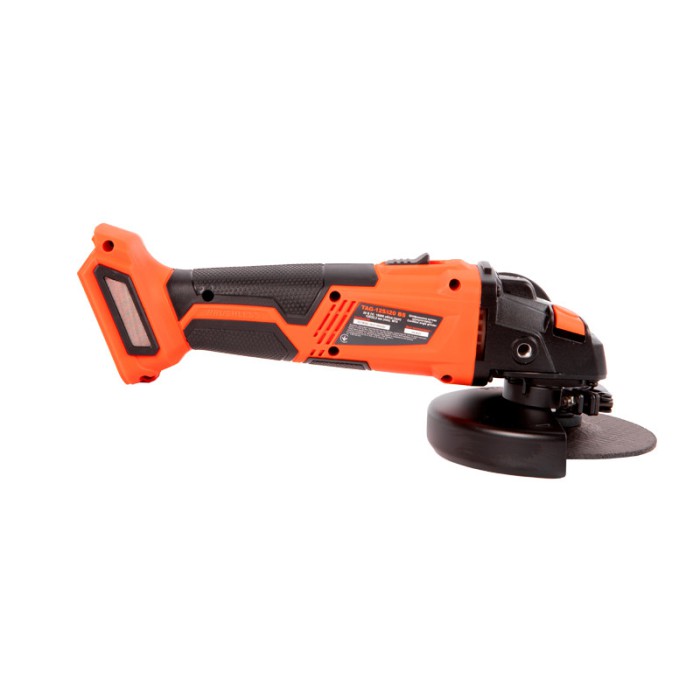 Шліфмашина кутова (болгарка) акумуляторна Tekhmann TAG-125/i20 BS, 20 В, без акум., диск 125 мм