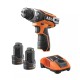 Шуруповерт-дриль акумуляторний AEG BS 12C2 LI-152B, Li-Ion, 12 В, 1.5 Ач, 34 Нм, 2 акк, (4935448464)