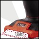 Шуруповерт аккумуляторный Einhell TE-CD 18/40 Li-Solo, без акк, 18 В, 2 скорости, LED подсветка, 40