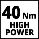 Шуруповерт аккумуляторный Einhell TE-CD 18/40 Li-Solo, без акк, 18 В, 2 скорости, LED подсветка, 40