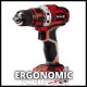 Шуруповерт аккумуляторный Einhell TE-CD 18/40 Li-Solo, без акк, 18 В, 2 скорости, LED подсветка, 40