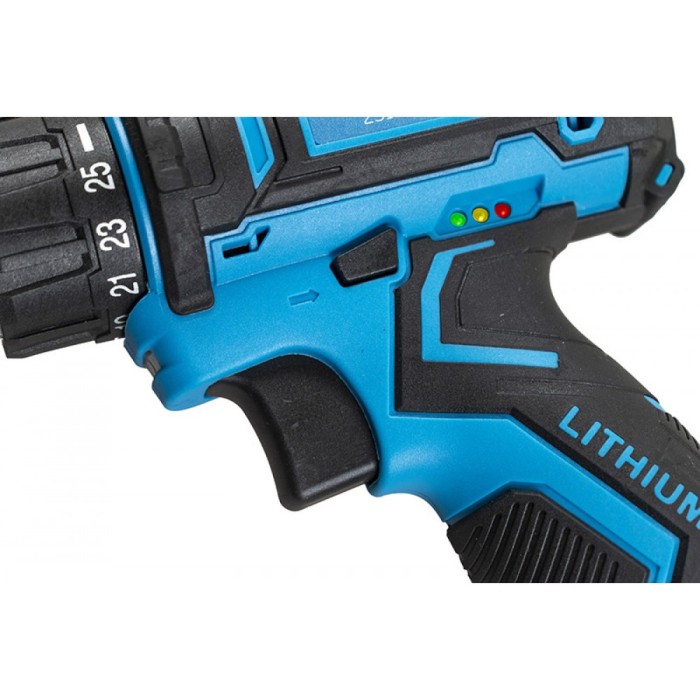 Шуруповерт аккумуляторный KRAISSMANN 2510 ABS 12/2 Li (12В, 2,5 А*ч, кейс)