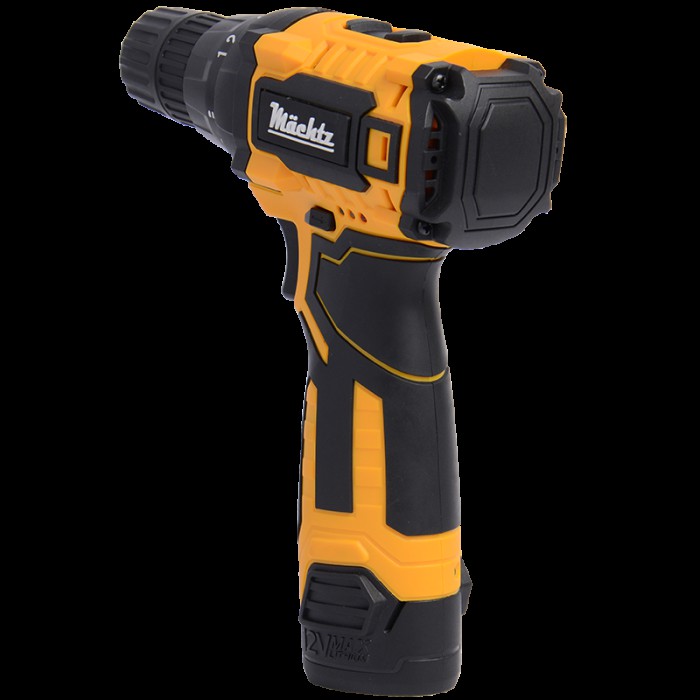 Шуруповерт аккумуляторный Machtz MCD-12H-Li, 12 В, 1.3 Ач, 26 Нм, 1300 об/мин, 2 акк., кейс, LED подсветка