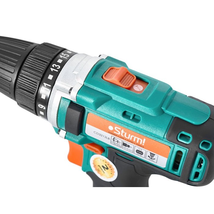 Шуруповерт акумуляторний Sturm CD3212LB 12 В (Li-Ion, 2,0 Ач, 2 акум.)