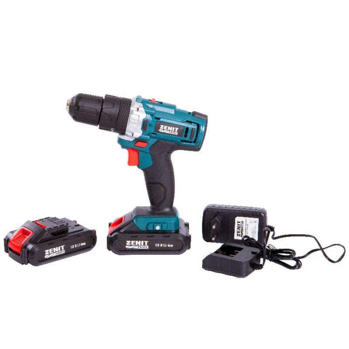 Шуруповерт акумуляторний Зеніт-профі ЗША-18 LiW