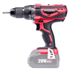 Шуруповерт ударный аккумуляторный Worcraft CHD-S20Li, 20 В, Li-ion, 1650 об/мин, 50 Нм, LED-подсветка