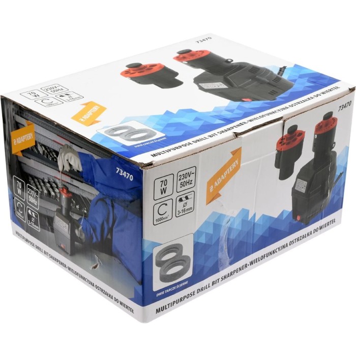 Верстат для заточування свердел VOREL 73470 70 Вт