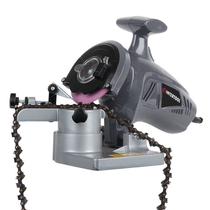 Верстат для заточування ланцюгів INTERTOOL DT-0850, 250 Вт, 7500 об/хв, 100*10*3.2 мм