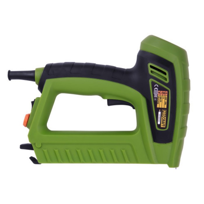 Степлер електричний PROCRAFT РЕН50 (Регульована сила удару, механізм антизаклинювання)