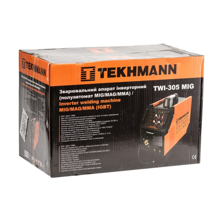 Зварювальний апарат Tekhmann TWI-305 MIG