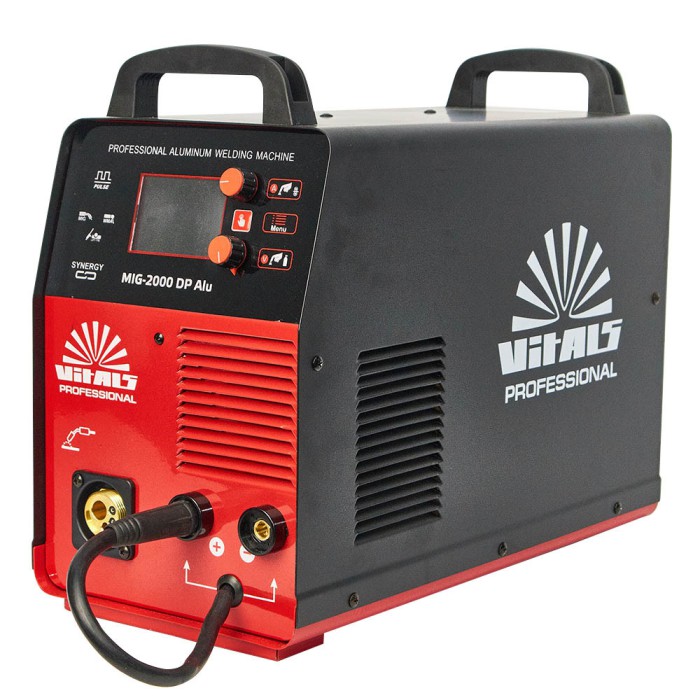 Зварювальний апарат (напівавтомат) Vitals Professional MIG 2000 DP Alu, 230 В, 7.5 кВт