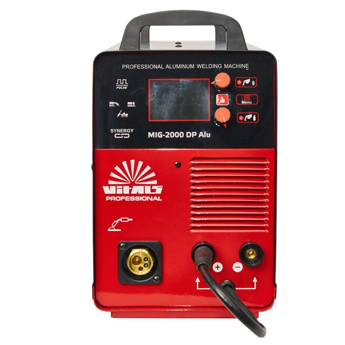 Зварювальний апарат (напівавтомат) Vitals Professional MIG 2000 DP Alu, 230 В, 7.5 кВт