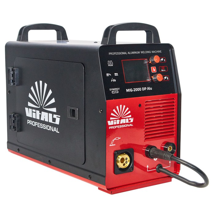 Зварювальний апарат (напівавтомат) Vitals Professional MIG 2000 DP Alu, 230 В, 7.5 кВт
