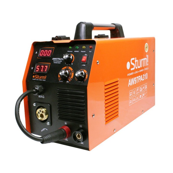 Зварювальний інвертор-напівавтомат Sturm AW97PA310 