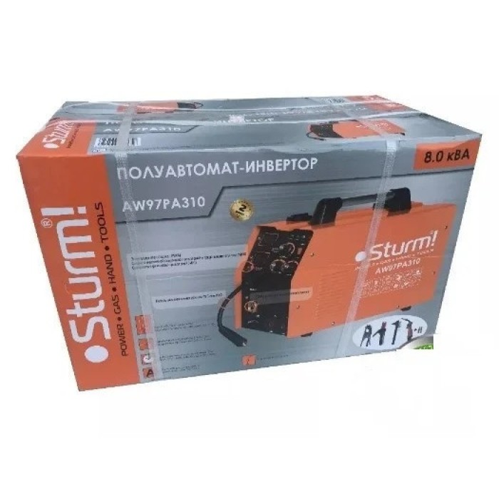 Зварювальний інвертор-напівавтомат Sturm AW97PA310 