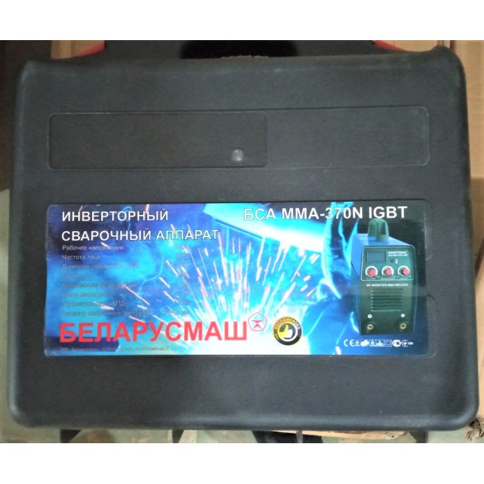 Сварочный инвертор Беларусмаш БСА ММА-370 IGBT (кейс, дисплей)
