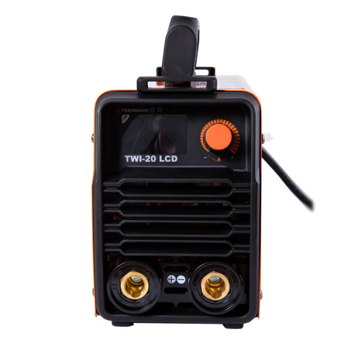 Зварювальний інверторний апарат Tekhmann TWI-20 LCD, 9.8 кВА, зварювальний струм 10-200 А, електроди 1.6-5.0 мм