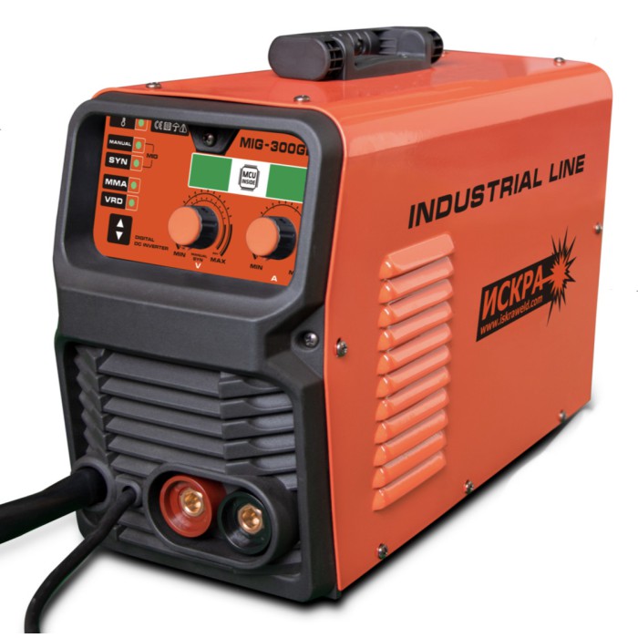 Зварювальний напівавтомат Іскра MIG-300GD Industrial line