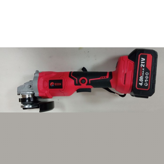 Кутова акумуляторна шліфувальна машина Edon UAG-21A (21 В, 4 А*год, 1 акумулятор, кейс)