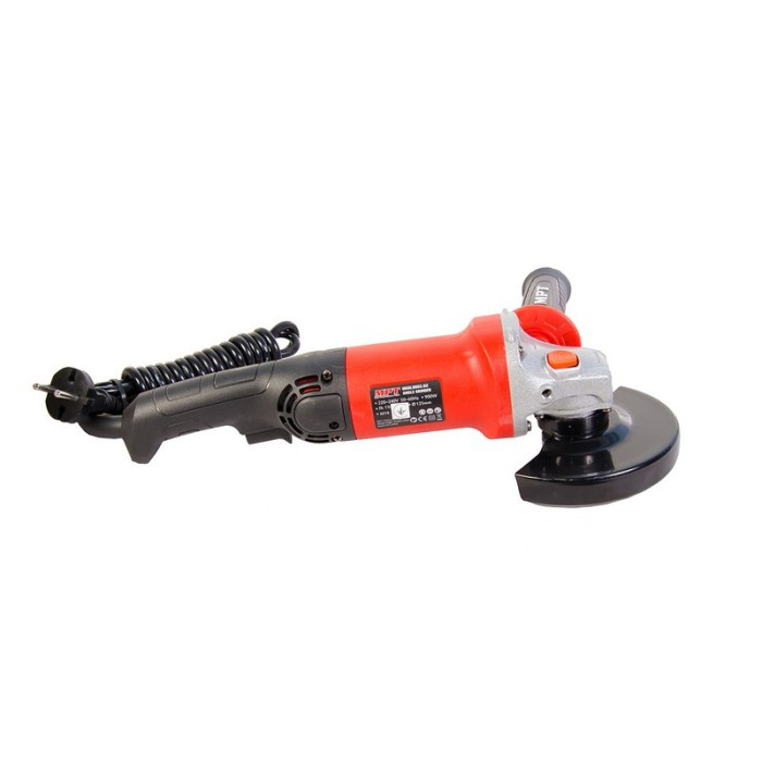 Угловая шлифмашина (болгарка) MPT MAGL9003.02, 125 мм, 900 Вт, 11000 об/мин, длинная ручка
