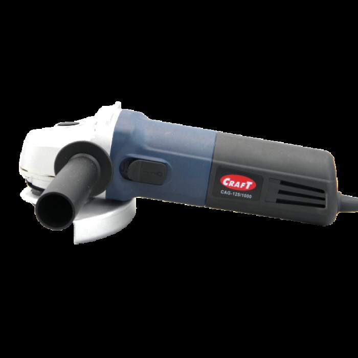 Кутова шліфувальна машина (болгарка) Craft CAG 125/1000, 1000 Вт, 11000 об/хв, диск 125 мм, додаткова рукоятка