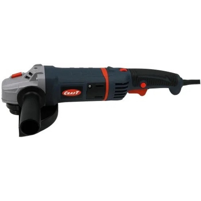 Кутова шліфувальна машина (болкарка) Craft CAG 150/1400Е, 1400 Вт, 8000 об/хв, диск 150 мм, рег. обертів
