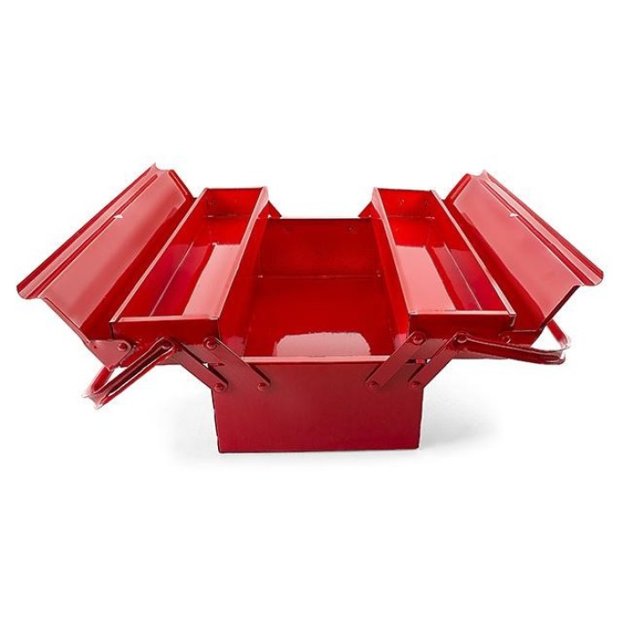 Скринька для інструментів металевий INTERTOOL HT-5043 (450 мм, 3 секції)