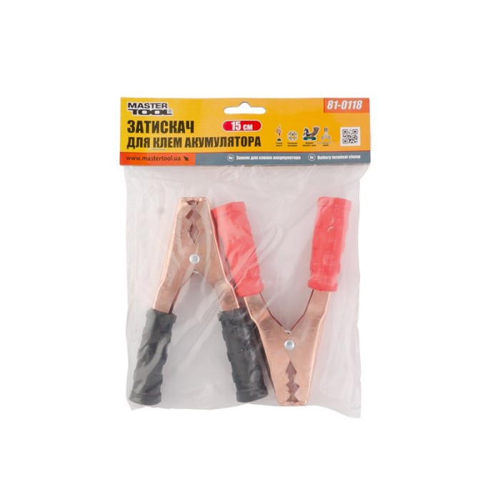 Зажим для клем акумулятора MASTERTOOL 15 см 81-0118
