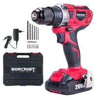 Аккумуляторный шуруповерт WORCRAFT CD-S20LiWB (20В, 2А*ч, 40 Н*м, кейс)
