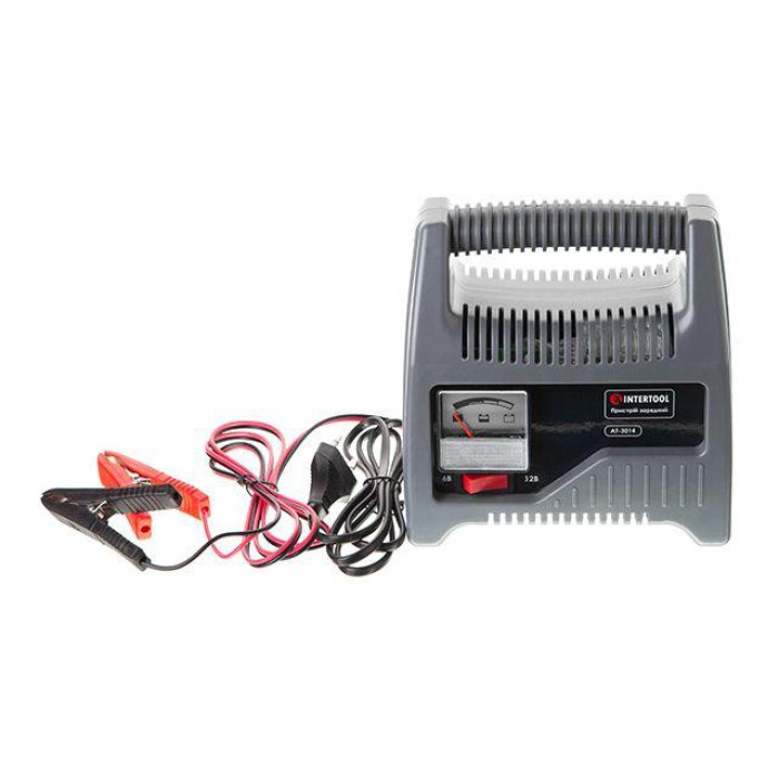 Автомобільний зарядний пристрій для АКБ INTERTOOL AT-3014